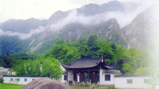 九华山九十九座名寺之九子岩